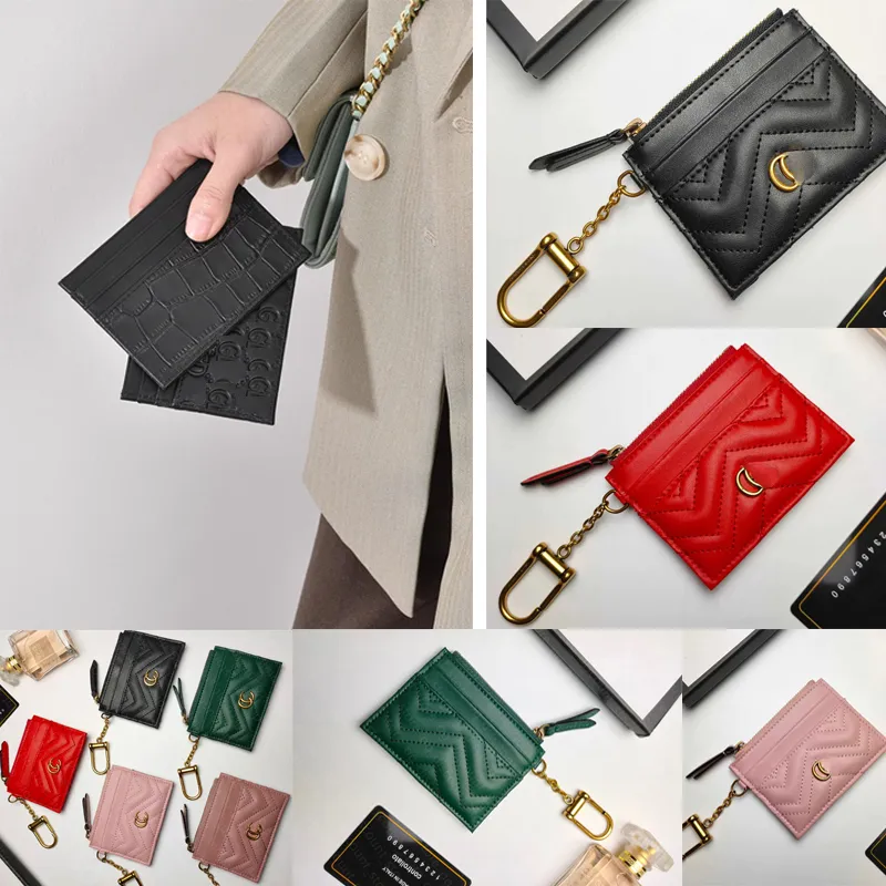 Designer Credit ID Card Holder Purse Luxury Sheepskin Leather Wallet Money Bags Case Mens Womens Fashion Cards Bag designer Classic Card Holder