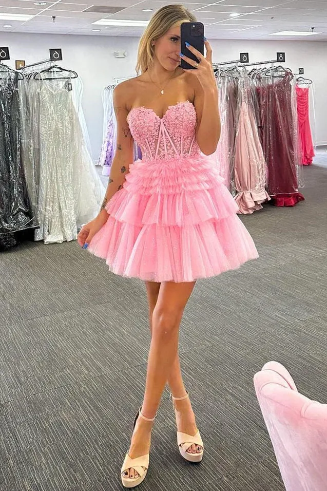 Hot Pink Cocktail Prom Dress Fuchsia Formal Party Gowns Second Reception Birthday Engagement Gowns Robe De Soiree Homecoming Dress 22