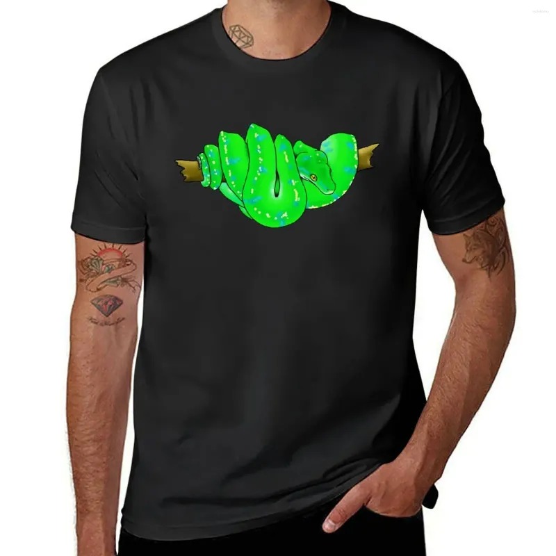 Polos mast'albero verde t-shirt pitone abiti estivi neri magliette per uomo confezione