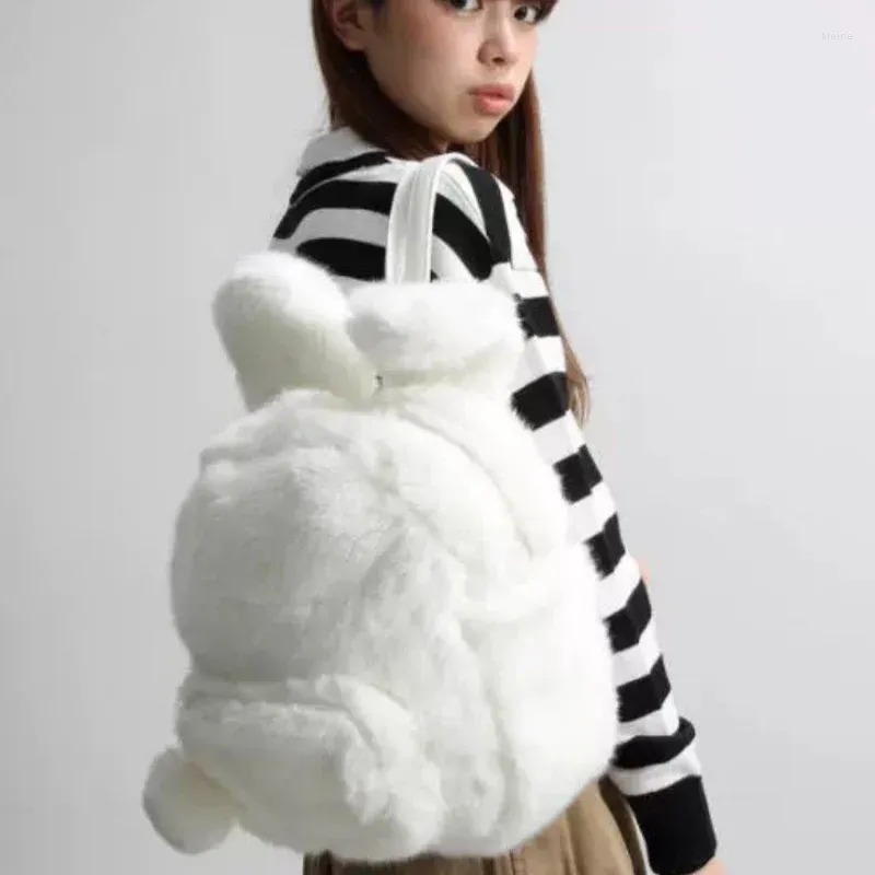 Zaino in stile coreano Kawaii Fluffy Women