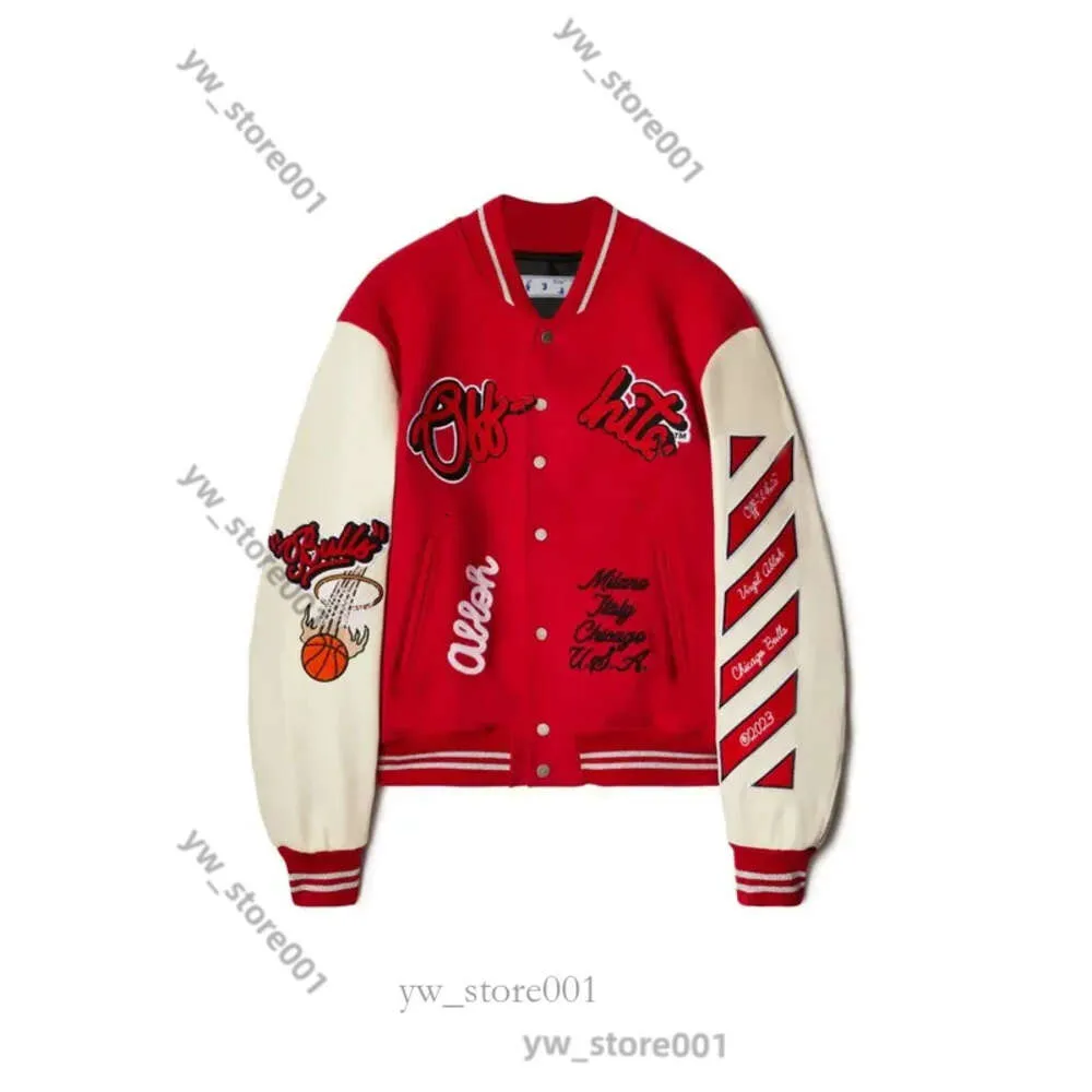 Herrar utanför jackor herr designer kontorjackor vita vindbrytare varsity vintage lös lång baseball hip hop harajuku brev broderi streetwear b0b3