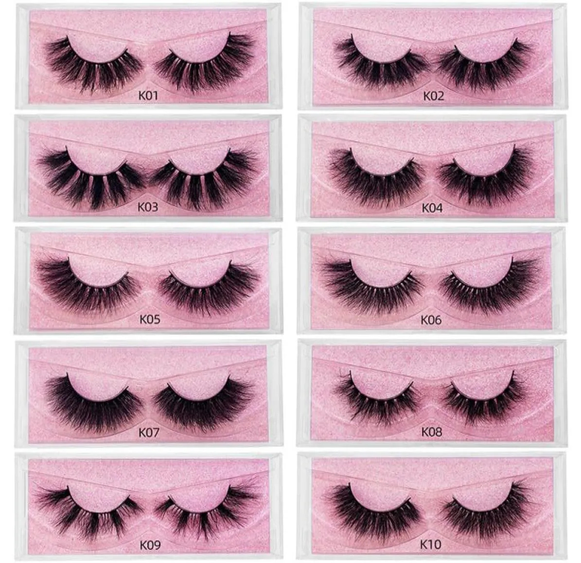 3D Mink Eyelashes Long Lasting Lashes Natural Dramatic Volume Eyelash Extension Thick Faux Cils Makeup Tools7631691