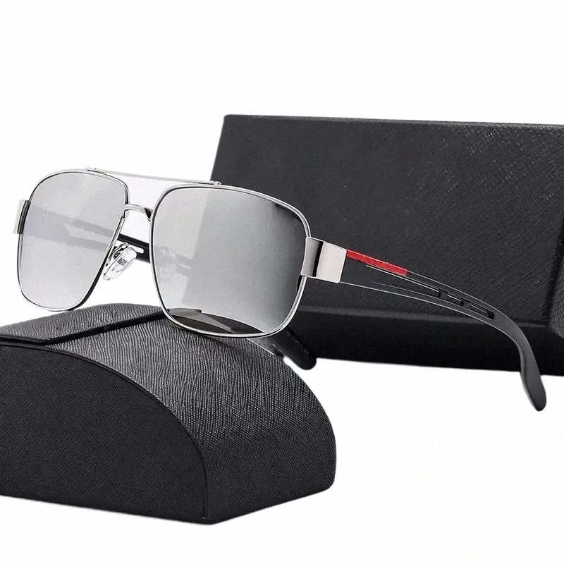 Luxury Oval Host-Out Solglasögon för män Designer Summer Color Changing Polarised Glasses Water Sier Oversimasy Solglasögon för kvinnor och män M2CD#