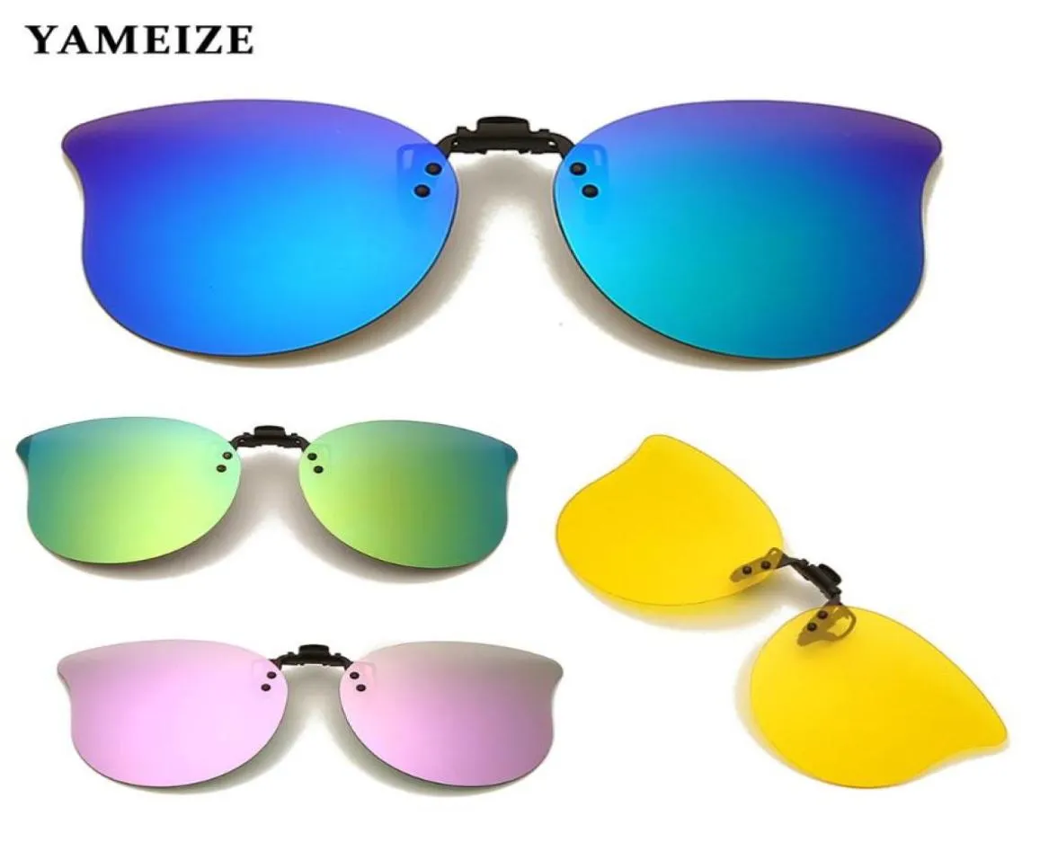 Yameize Polarise Sunglasses Clip pochromique sur Sun Gernes Vision Night Visises Driving Shades ACCESSOIRES PLIDES UV5635730