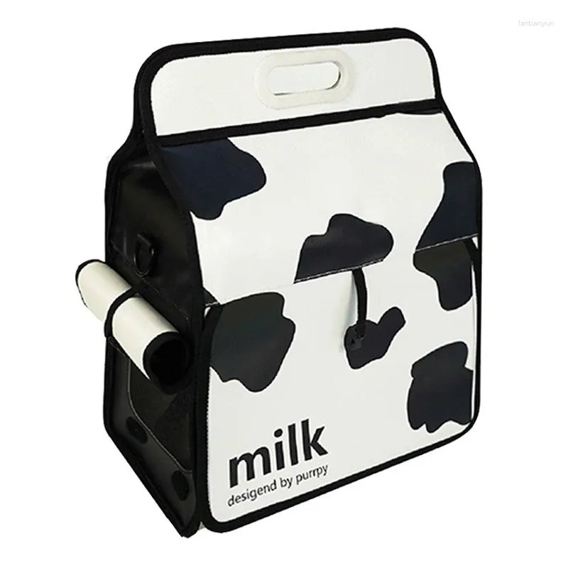 Carriers Cat Carrier Backpack Creative Creative Basella di latte di grande capacità Travel