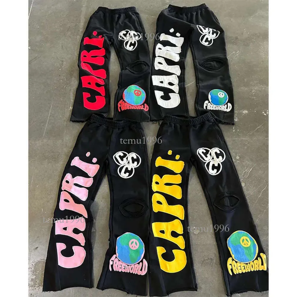 Project Capri Flared Justy Sweatpants With Trumpet Splicing For Men And Women Casual Sports Joggers In Black Color From Temu1996 23.35 DHgate.Com