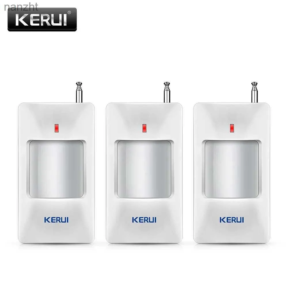 Systèmes d'alarme Kerui sans fil de capteur de mouvement PIR Intelligent Détecteur d'alarme pour 433 MHz W18 W20 WiFi GSM Home Famber Alarm System Security WX