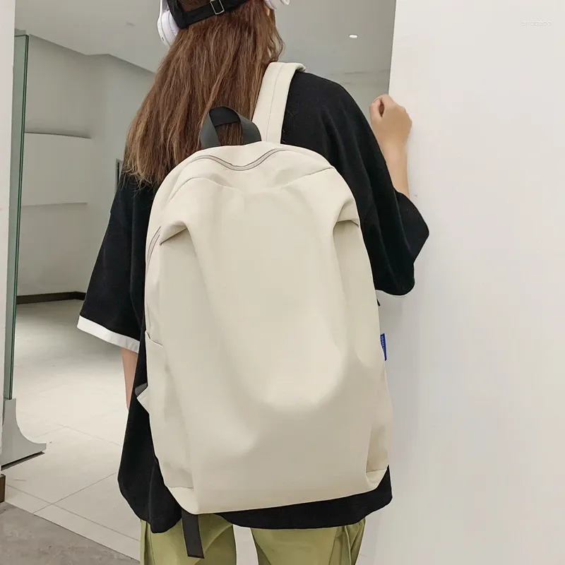 Sacs de taille Foufuriobs Packs Simple Sac à dos de grande capacité Color Colorbag Corée Bag de voyage de mode en nylon