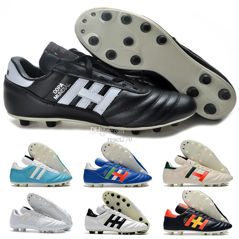 Zapatos de fútbol Copa Icono Federaciones Mundiales Pack Mundial .1 FG Core Calzado negro Metálico Fútbol Zapatos Alemania Argentina España Alemania México Cadrillo azul cielo