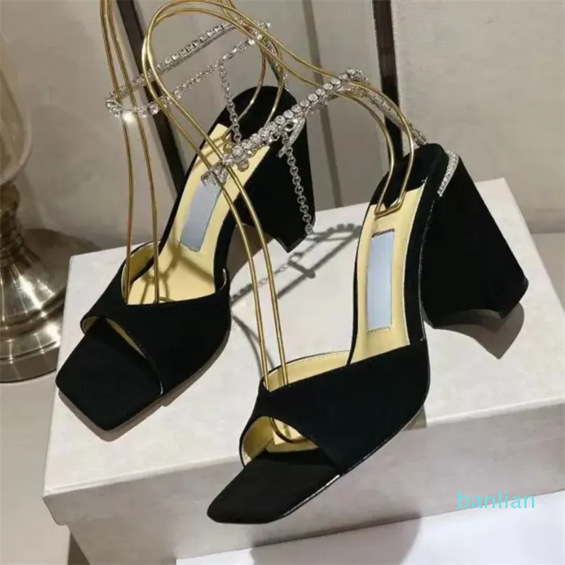 2024 Spring/Summer Show Crystal New Women 's Sandals