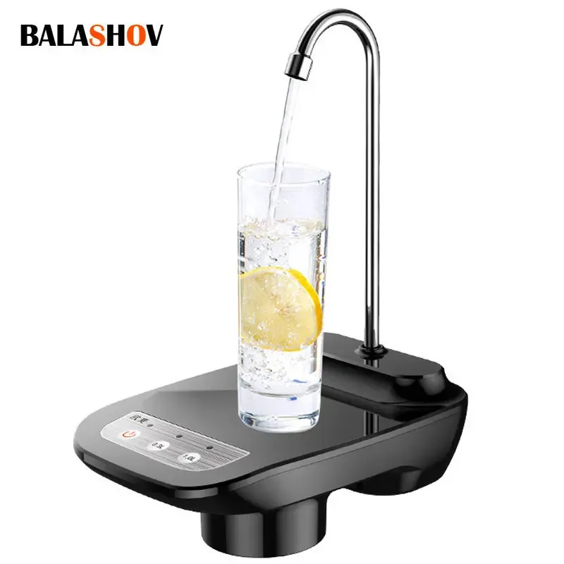 Electric Water Gallon Pump Automatic Bottle Dispenser Rechargeable With Stand 240424