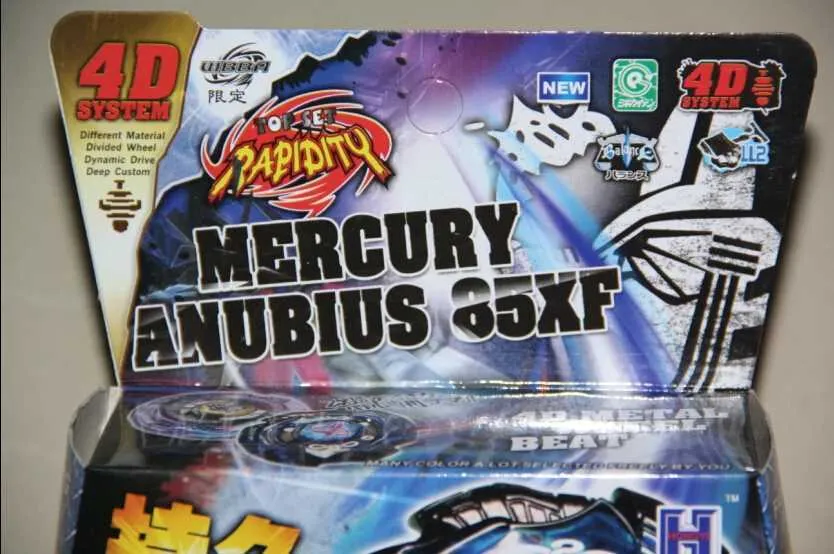 4d Beyblades Limited Sale Mercury Anubis Anubius Black Blue LegendバージョンエディションWBBA Toys Launcher