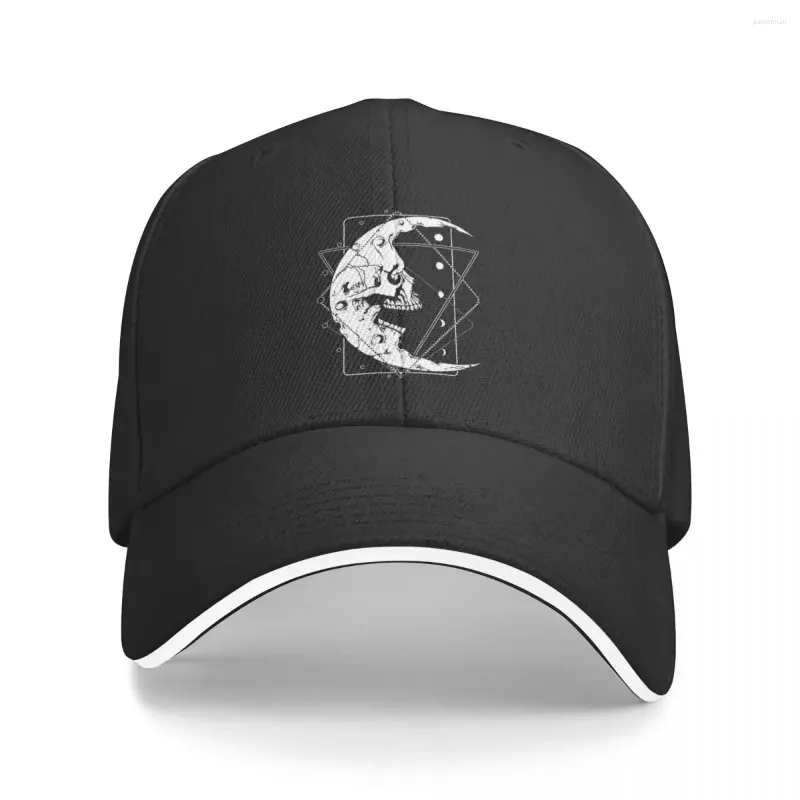 Ball Caps SKULL MOON Baseball Cap Designer Hat Black Military Tactical Tea Luxury Woman Men's