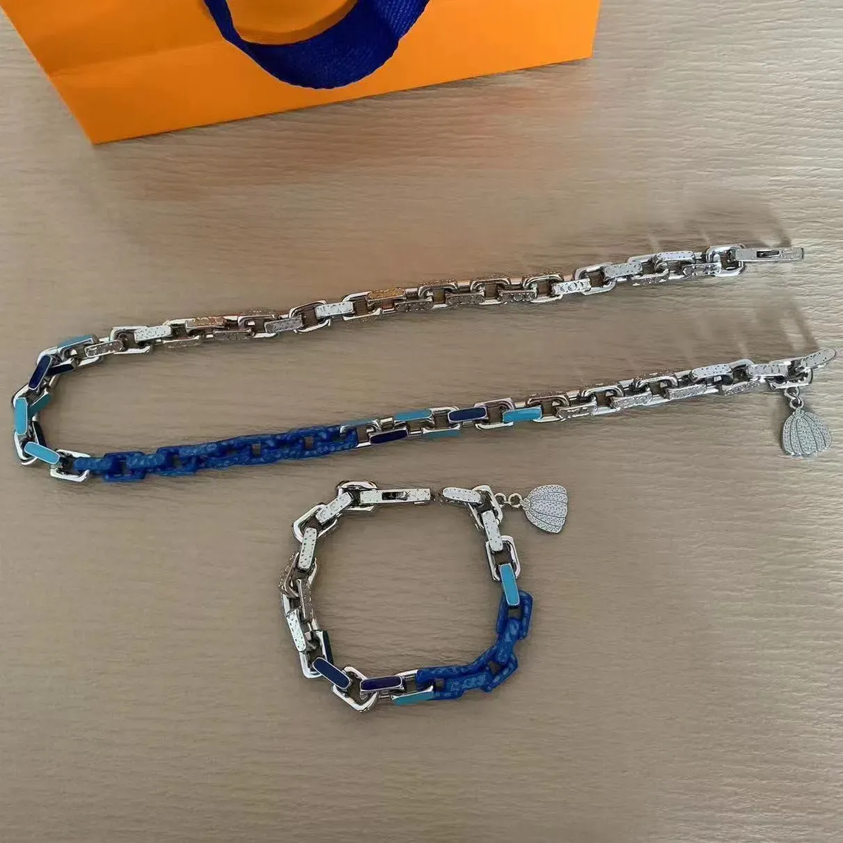 Modeketen ketting armbanden voor vrouwelijke man minnaar titanium stalen kettingen mode sieraden levering