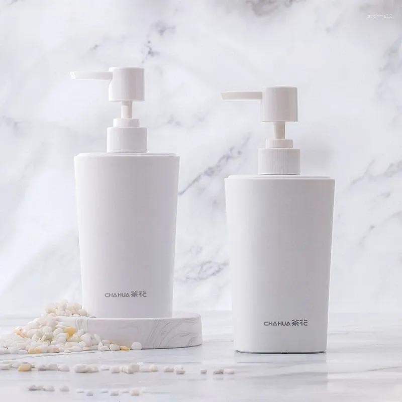 Dispensador de sabão líquido estilo minimalista estilo plástico branca desinfetante para garrafa chuveiro gel shampoo loção sub-atleta home banheiro suprimento de banheiro
