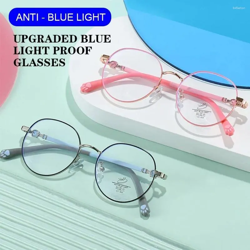 Güneş gözlüğü moda bilgisayar online sınıflar, mavimsi hafif çocuk gözlükleri rahat gözlükler ultra çerçeve