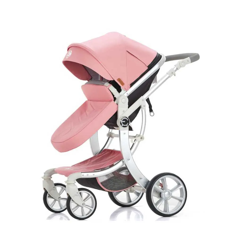 Carrinhos de bebê# carrinho de bebê Carrinho de Bebe Car High Landscape Travel Dolding Pram Carriagetwo Way Way Recém -nascido Pramportable Stollers H240514