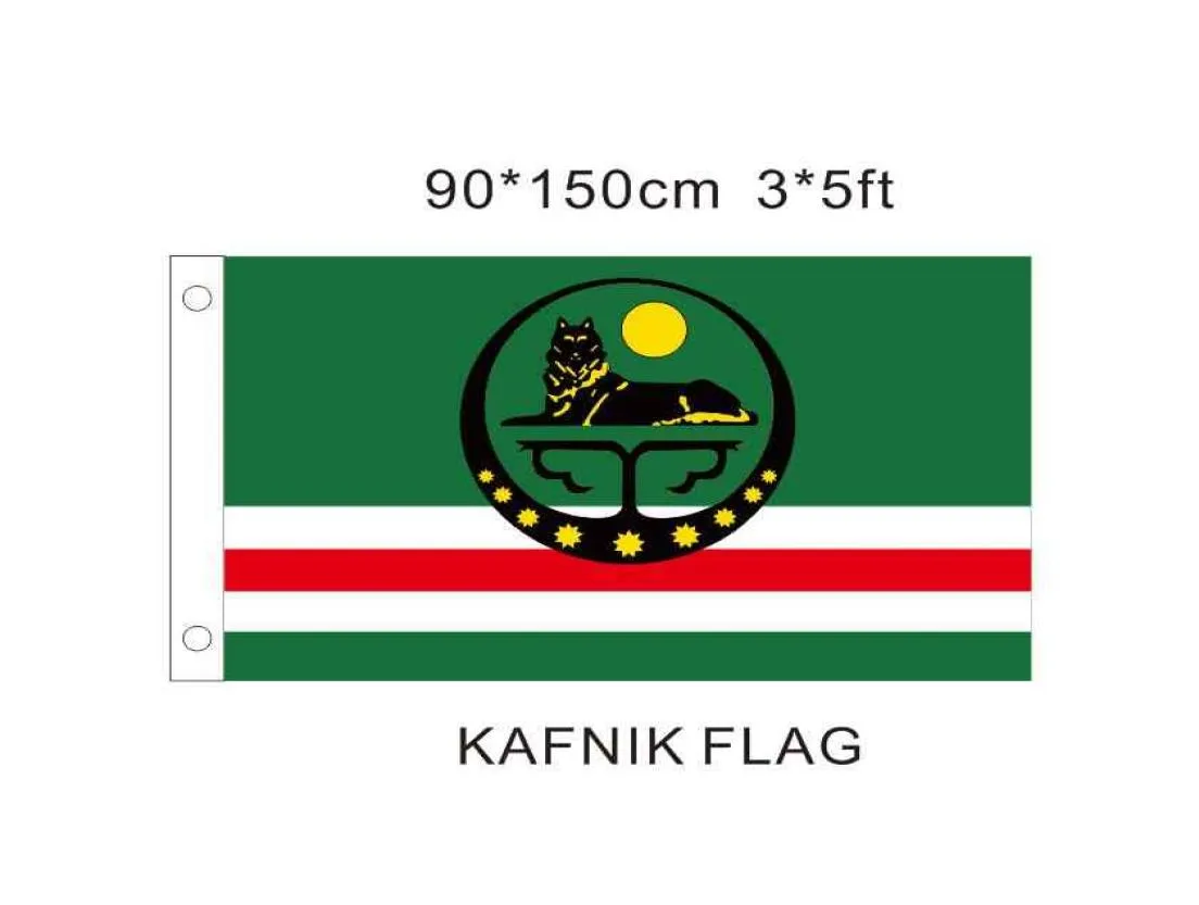 Drapeau de la Tchétchya République Russie State Flag 3x5ft 150x90cm Polyester Printing Indoor Outdoor Flag with Brass Brommets 9645824