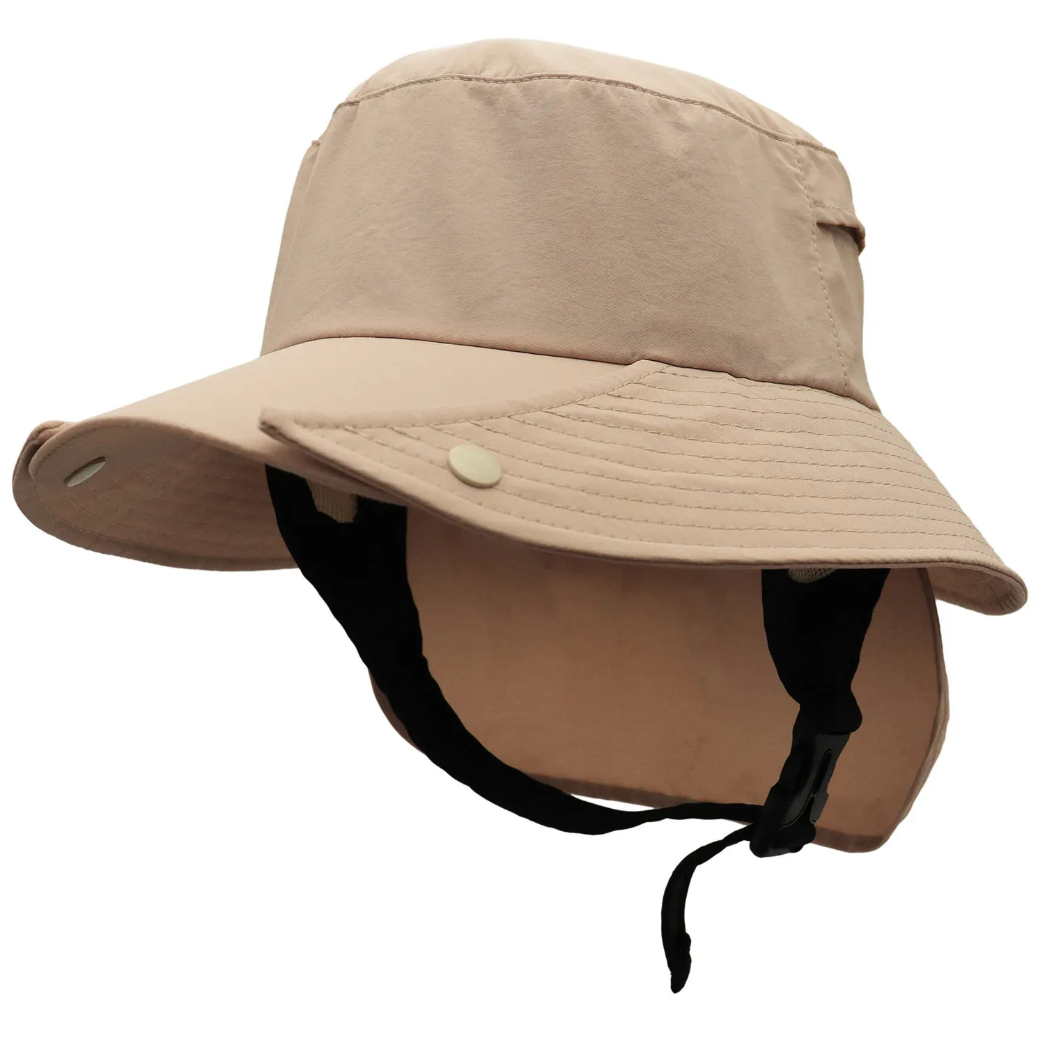 Connectyle Men Women UPF50 Bucket Summer Sun Hat Large Brim Detachable Quick Dry Lightweight Ladies Outdoor Fishing Surfing Cap 240514
