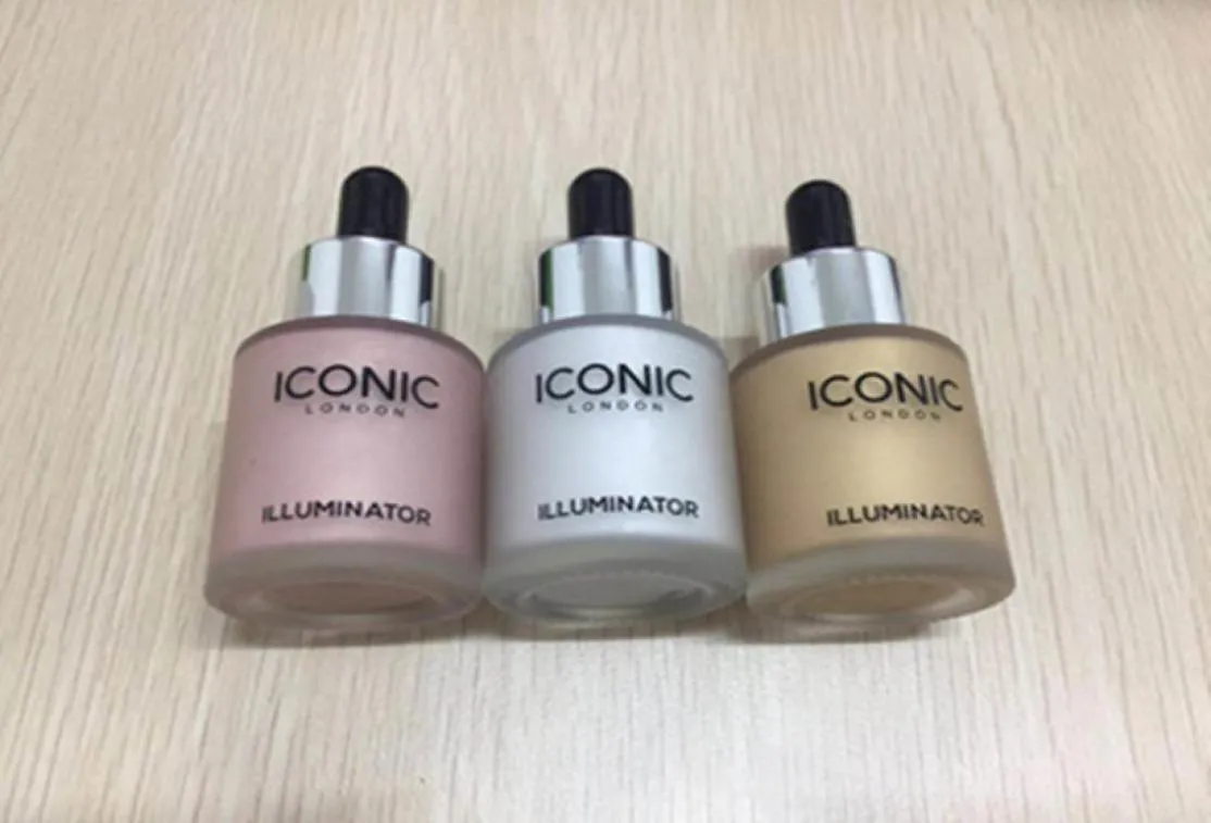 En stock emblématique London Illuminator Liquid Liquid 6 Colors Glow Shine Original Moon Beam 24k Gold Lrie Rose Drop2067832