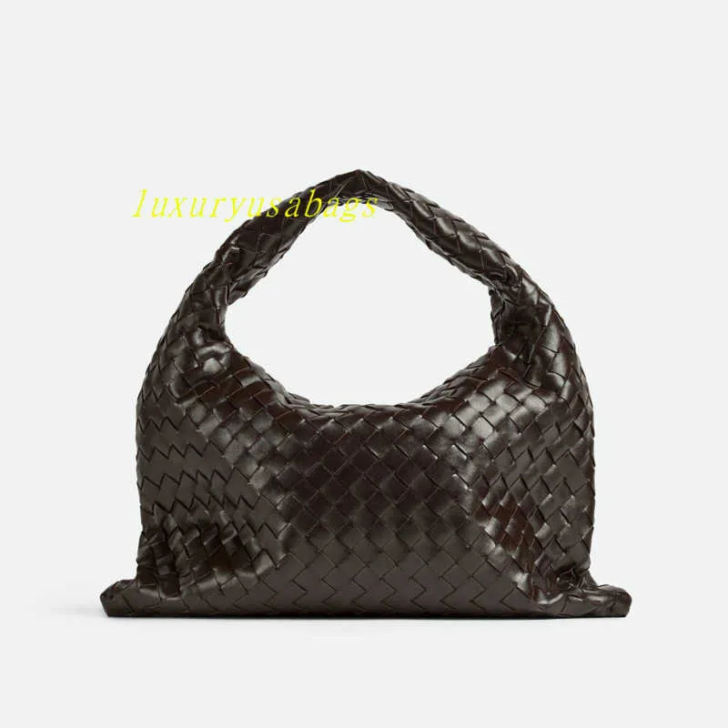 Sac à bandoulière en cuir tissé pour femmes Designer pour femmes Botegavenetas Petit sac à bandoulière en cuir tissé intrécciato 20,5 cm * 41 cm * 7,5 cm FWFZ