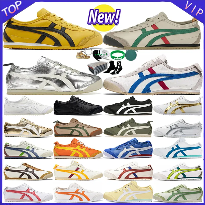 Z Box Onitsukas Tiger Mexico 66 Sneakers Męskie damskie buty Casual Buty bieganie moda zabójstwo Bilch Bilę Białe Białe Blue Low Cut Sports Sports Trainers