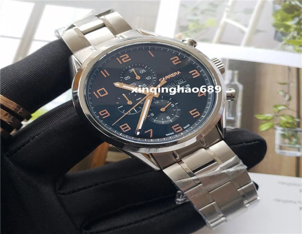 Высокие мужчины женщины Big Carrera Mechanical Bang Watch Стиль продаж высокого качества AAA Водонепроницаемый бутик стальной стальной полосы часов, которые мужчины смотрят S546321287035