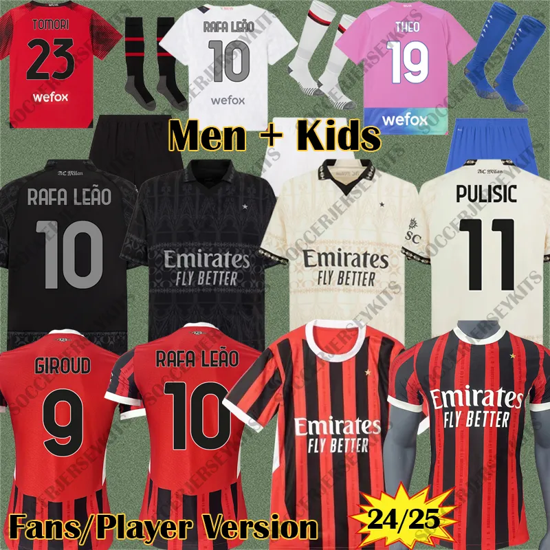 4 Maglia AC Soccer Jersey AC 24 25 Maillot Milan Football Jersey . 2024 1 317 DHgate