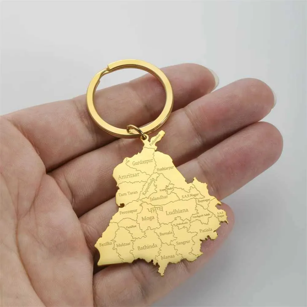 DHgate Punjab Stainless Steel Keychain for Car Keys Womens Jewelry Pendant Fashion Accessories