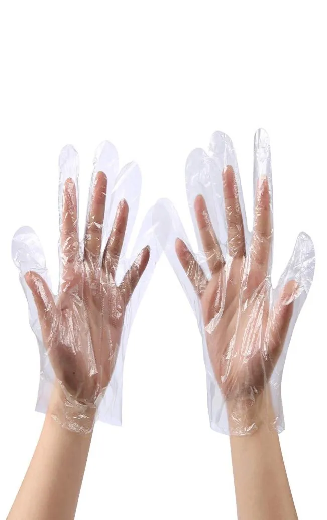 Gants jetables en plastique Prépan de produits alimentaires jetables Glof PE Polygloves pour la cuisson de nettoyage des aliments Traitement des outils de nettoyage des ménages prot7793413