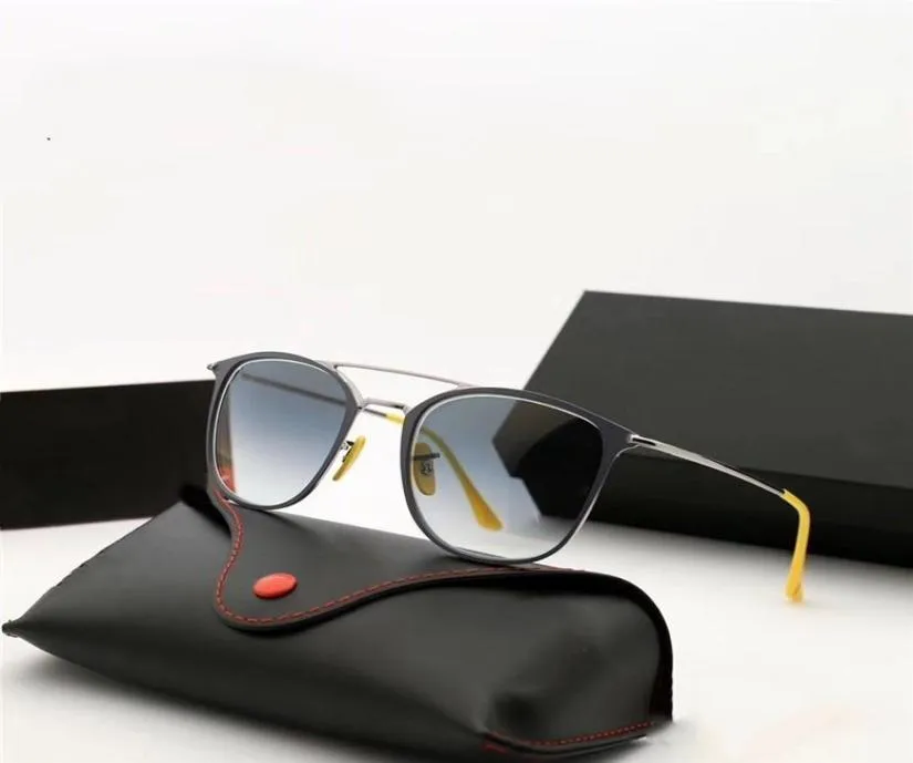 Fashion Vintage Square Style Sunglasses Lenses en verre Double poutre Red Nas Nasper Brand Design Sun Glasses OCULOS DE SOL AVEC LA BRAND AN8990245