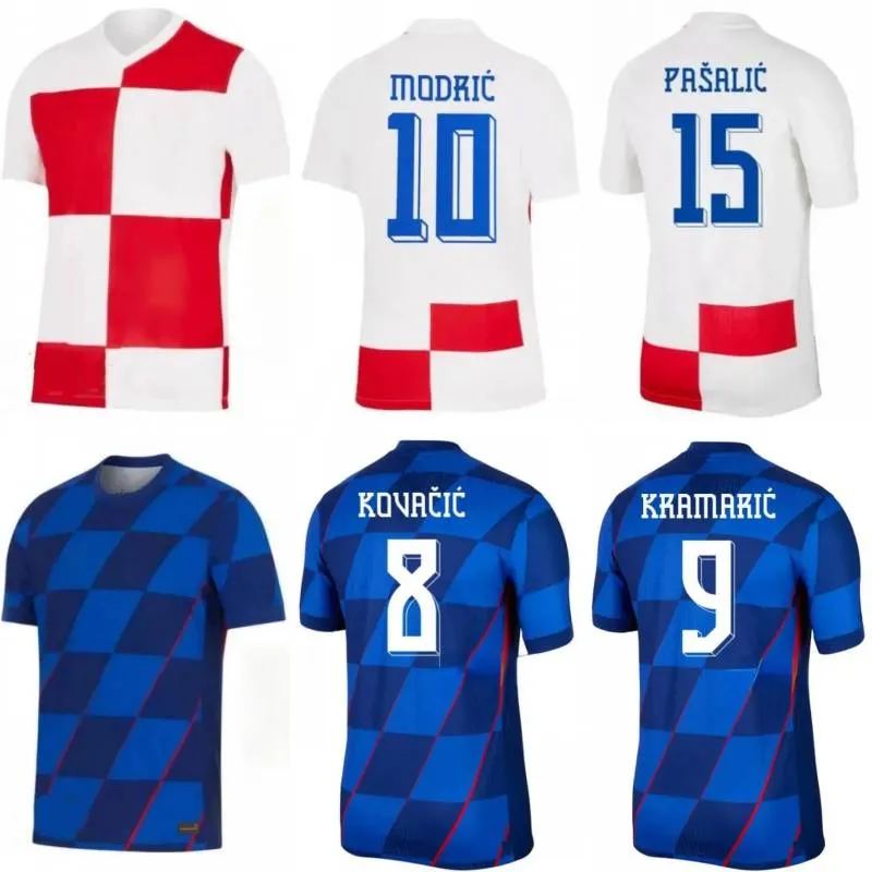 Save Big on Bulk Croatian Jersey Modric 2024 MODRIC Croatia Soccer Jerseys  PERISIC LOVREN MAJER KOVACIC KRAMARIC Football Shirts Mens BROZOVIC VLASIC 