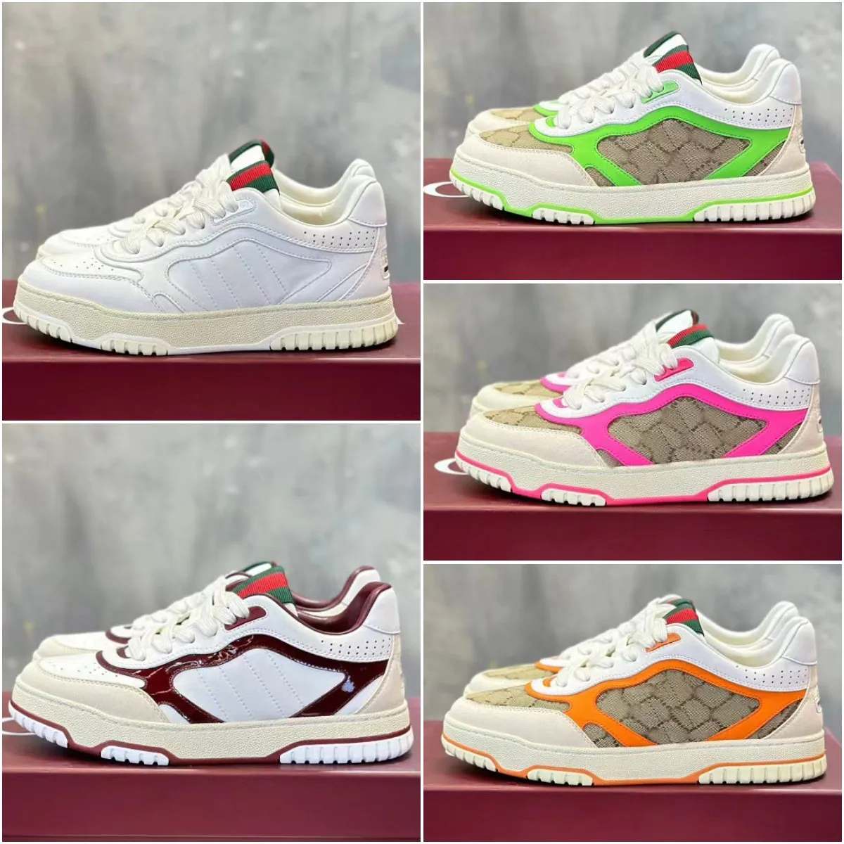 New Canvas Re-Web Sneaker Designer Sapatos Casuais Homens Mulheres tênis de couro branco Tênis verdes e vermelhos Sapatos esportivos de largura