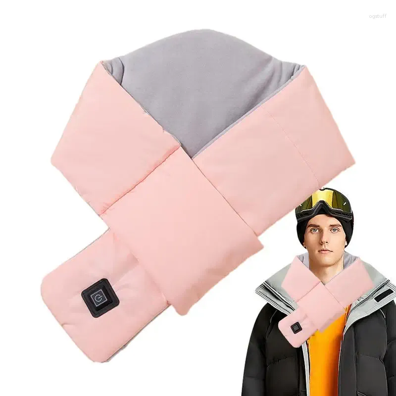 バンダナ加熱首のスカーフラップウォーマー3暖房レベル屋外の女性のための寒い気候パッド