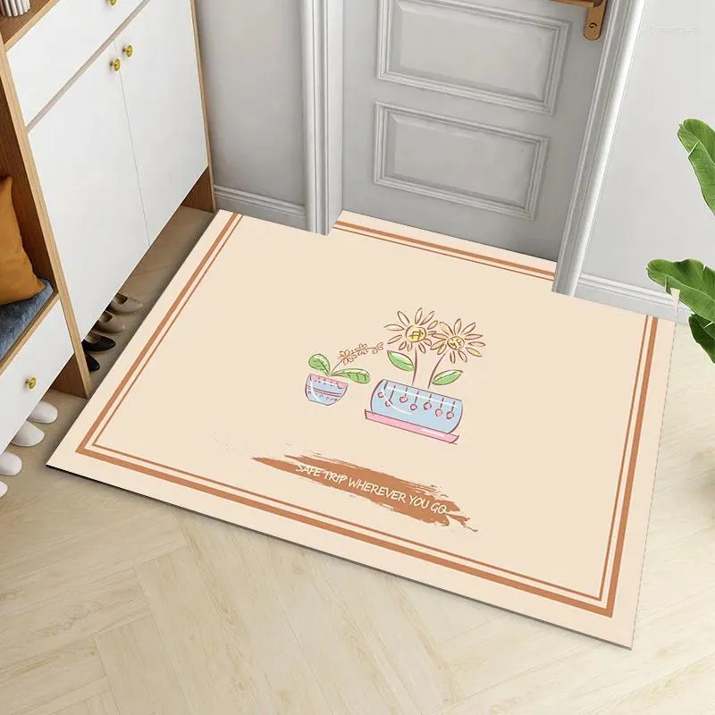 Carpets Non Slip And Absorbent Door Mat Small Carpet At The Entrance Of Bathroom Toilet Rugs