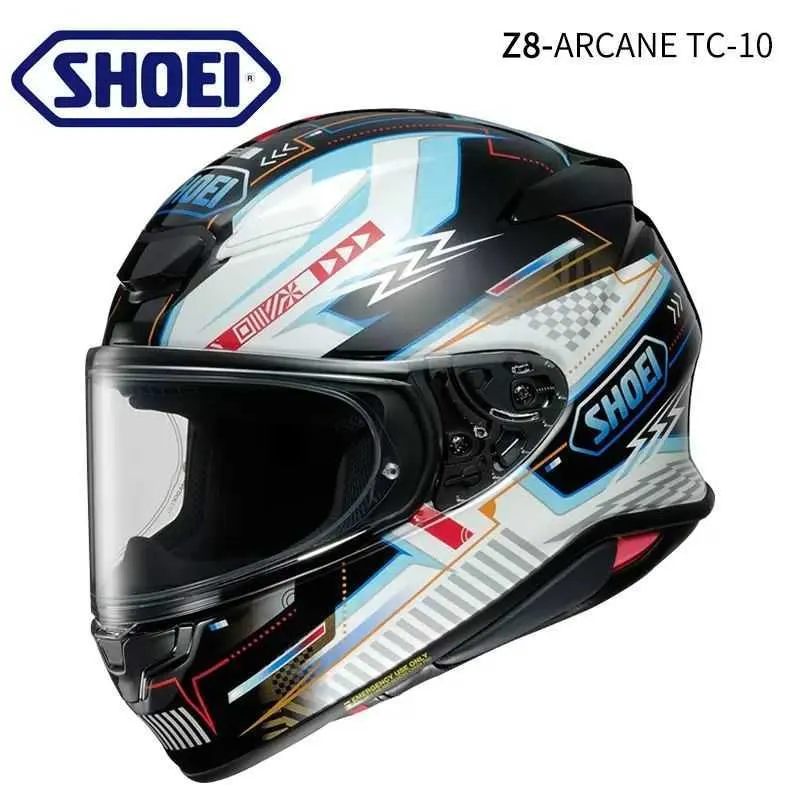 Shoei Smart Helme Motorcycle Helme Мужчина Z8 Red Ant German Station Полный флагманский флагман Marquis Z7 Lucky Cat