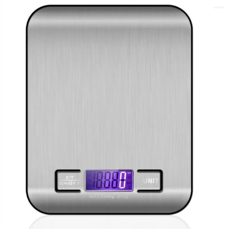 Household Scales Stainless Steel Kitchen Scale Electronic Weighing 5Kg 10Kg Food Mini Gram Jewelry Said