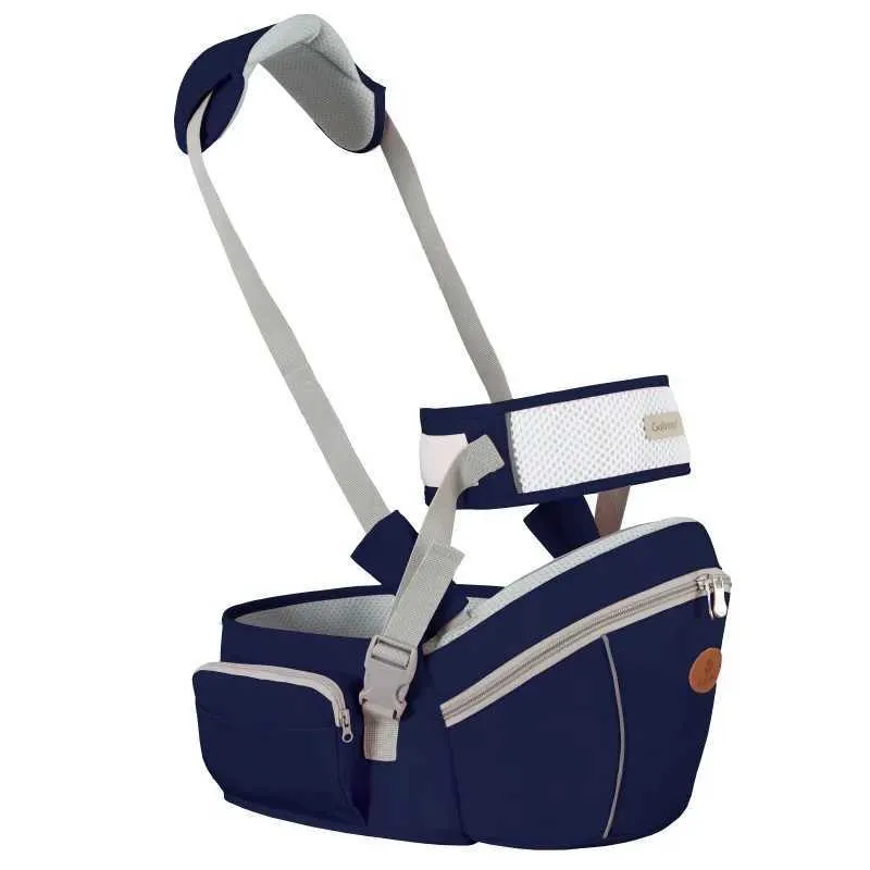 Taşıyıcılar Sırt Çantaları Ergonomik Bebek Taşıyıcı Taşınabilir Bebek Çocuk Kalça Koltuk Bel Dışkısı Sling ön bakan Kanguru Bebek Sarma Taşıyıcı Y240514