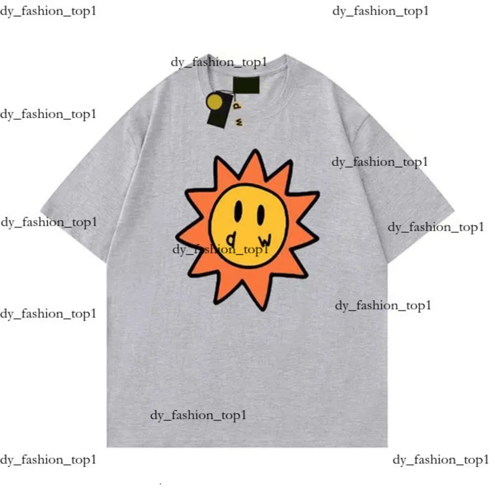 Draw Shirt Woman Men Designer T-shirt Smiley Sun Playing Cards Peur de Tas T-shirt T-shirt Tshiir Summer Summer Shirts Casual Casual Shirts Shirts Drawdrew 581