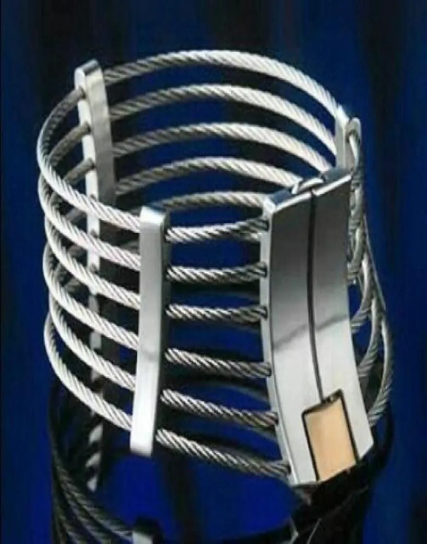Luksusowy drut ze stali nierdzewnej Neclet Pierścień Pierścień metalowy obroń