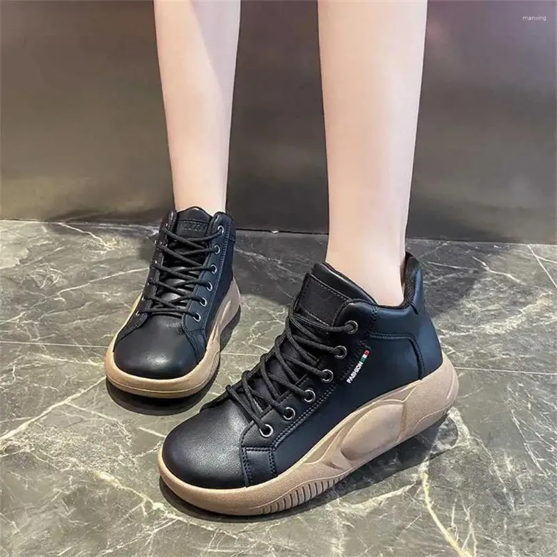 Zapatos casuales con la plataforma de la plataforma transparente zapatillas de la mujer tendencias de los pisos 2024 kit deportivo de mujeres negras Zapato Beskete