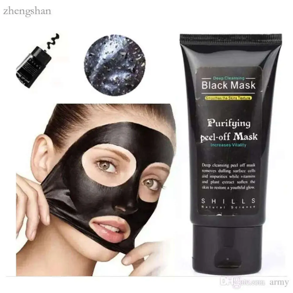 Shills Deep Cleansing Black Mask 50 ml Blackhead Facial Mask 300pieces Up Fast Transport 60A9