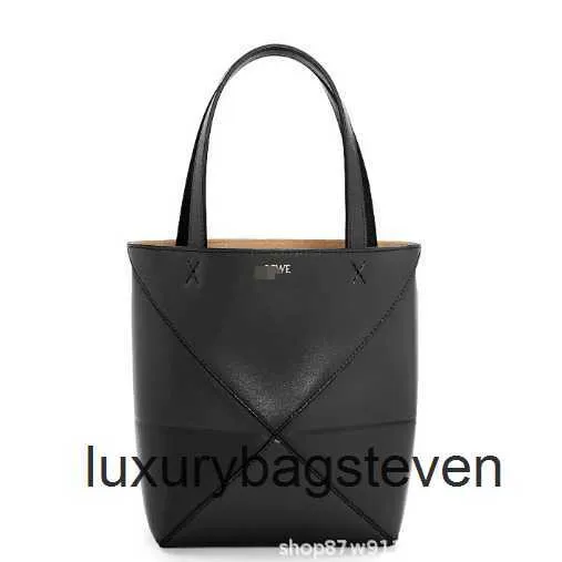 Loeiwe high end designer puzle väskor för kvinnors ny höstkohud axelväska äkta läderväska kvinnor deformerbara vikningsgeometri hink crossbody väska original