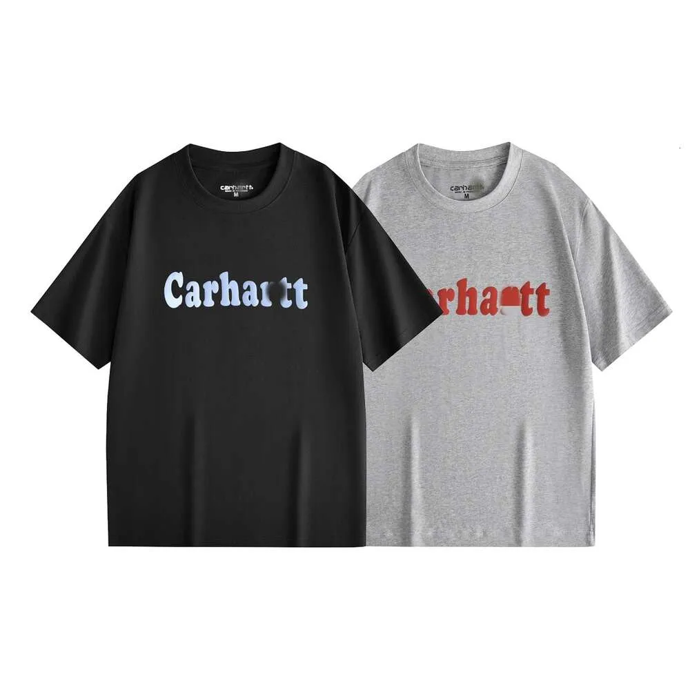 B12Z Designer Mode Kurzärmeled T -Shirts Werkzeug Carhartte Herrenschaum gedruckt amerikanische Hip Hop Cotton Halb Instagram Marke