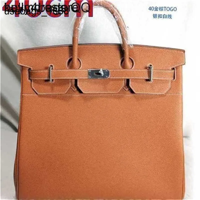 Персонализированная настройка HAC 50 см сумки сумки высокой емкости дизайнерская сумка для размера сумки для размера сумки для прохождения кожи