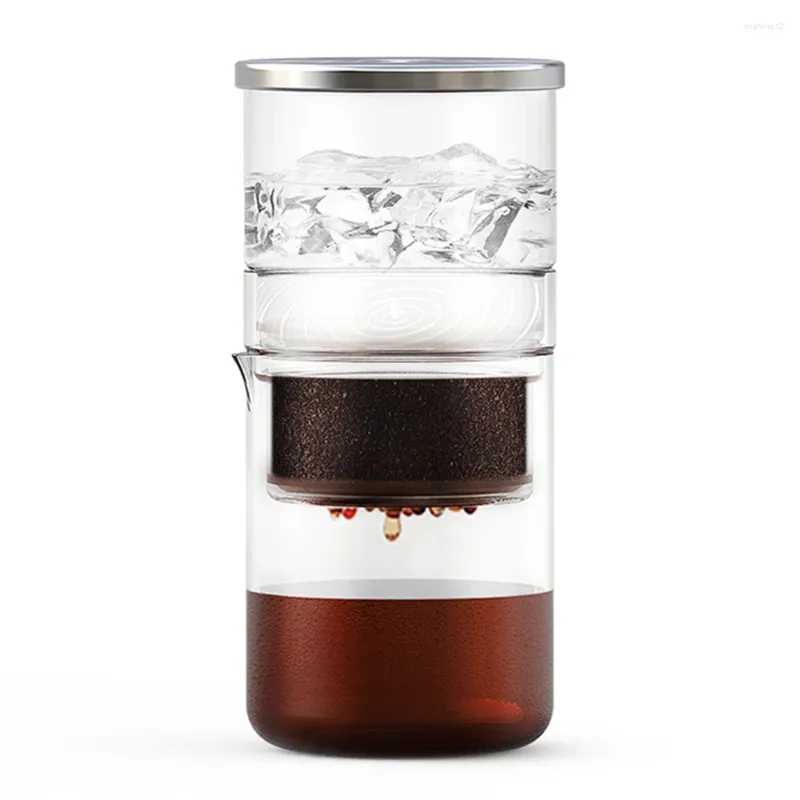 Wine Glasses 300ml/10.15oz Cold Brew Coffee Maker For Tea And Extraction Borosilicate Glass Dripper Iced Brewer