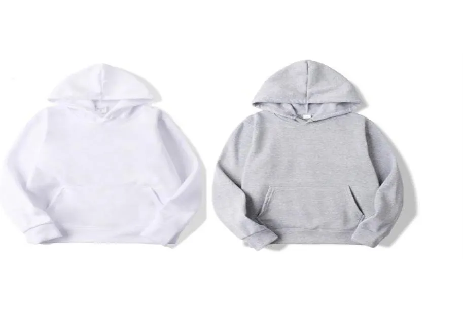 Sublimation Blank Hoodies White Hooded Sweatshirt for Women Men Letter Print Long Sleeve Shirts for DIY Polyester8145721