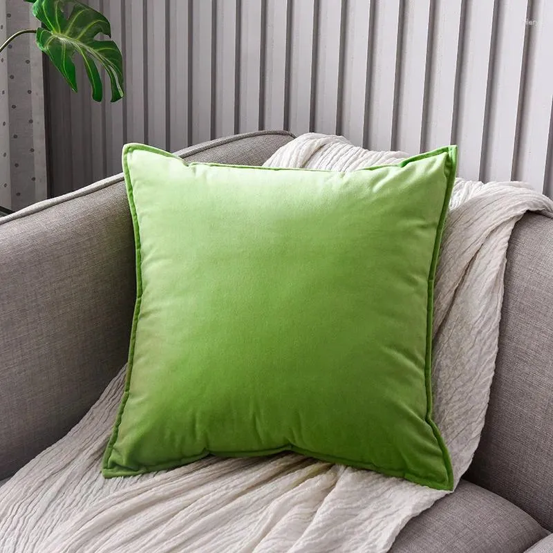 Kudde Milles Solid Color Pillow Case Soffa Cover Car ryggstöd/nackstöd Square nackstöd 50x50 Core GRATIS