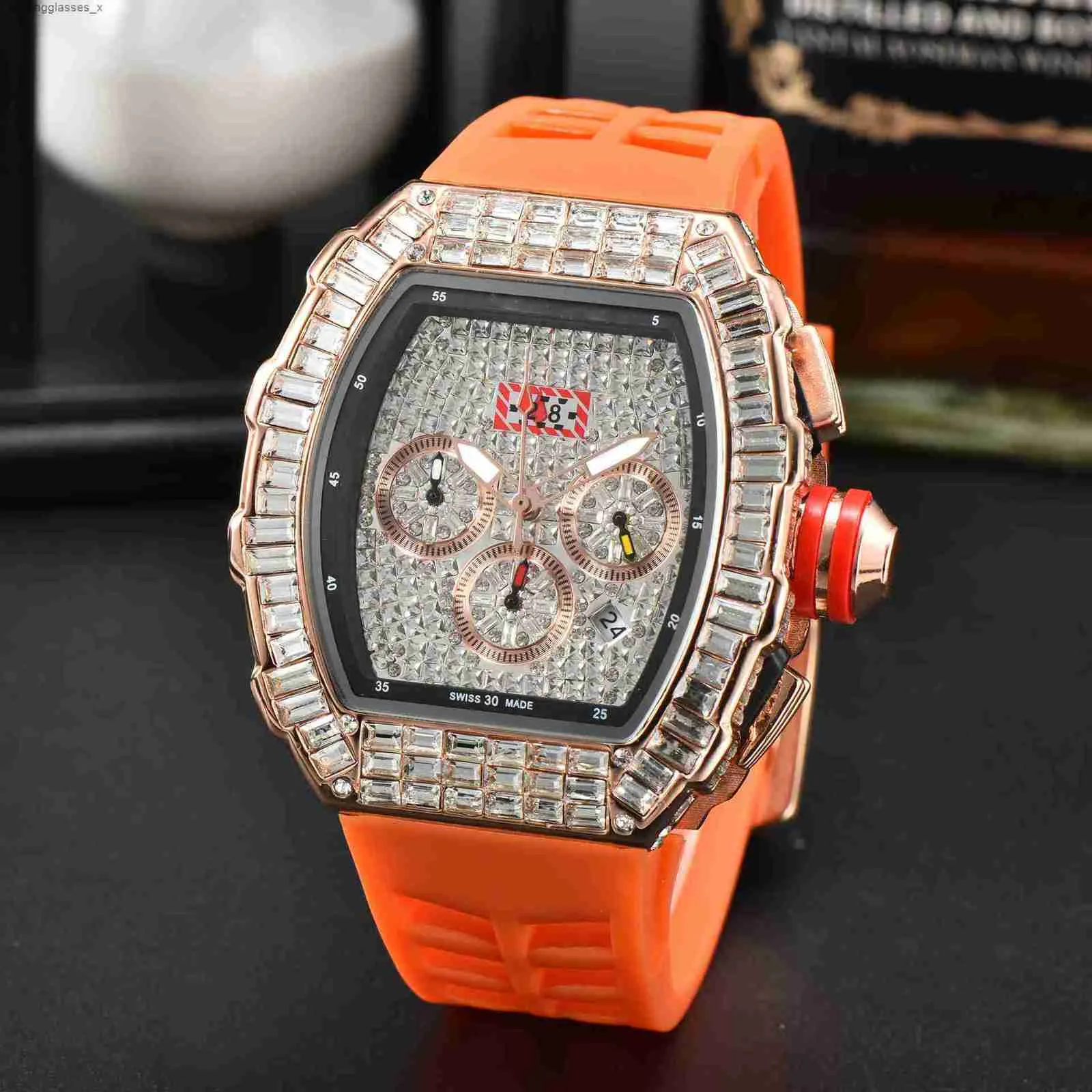 2023 Man Tian Xing Series Mens Watch Six Igle Wine Barrel Quartz 3no.1