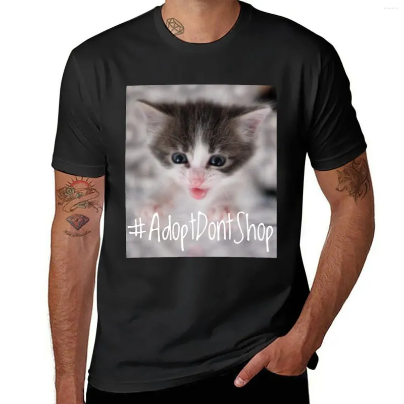 Men's Tank Tops Macy The Attention Seeking Grey And White Kitten T-Shirt Plus Sizes Sweat Animal Prinfor Boys T Shirts Men